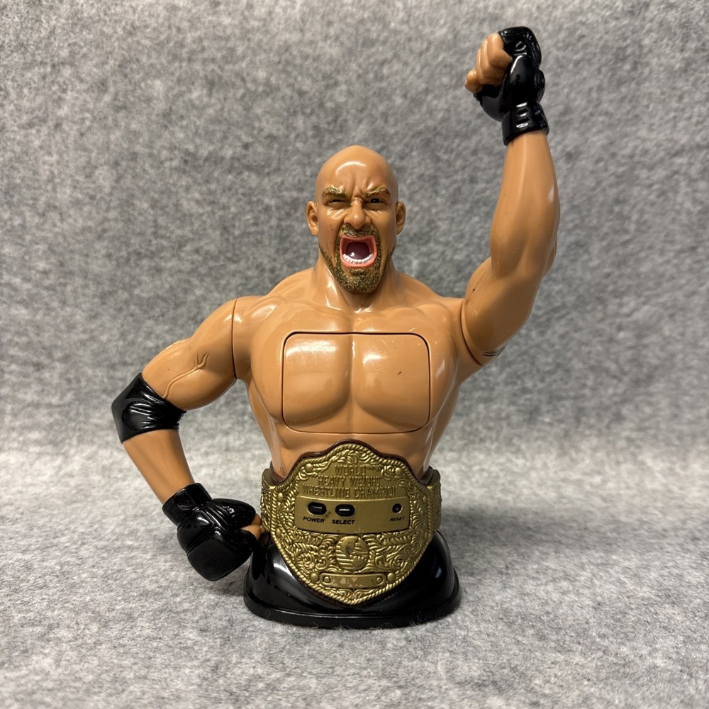 Wrestling Goldberg Talking Figure WCW WWF WWE Vintage Tested Works 1999